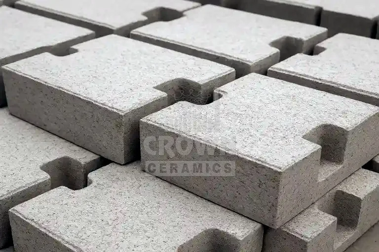 Interlocking precast shapes