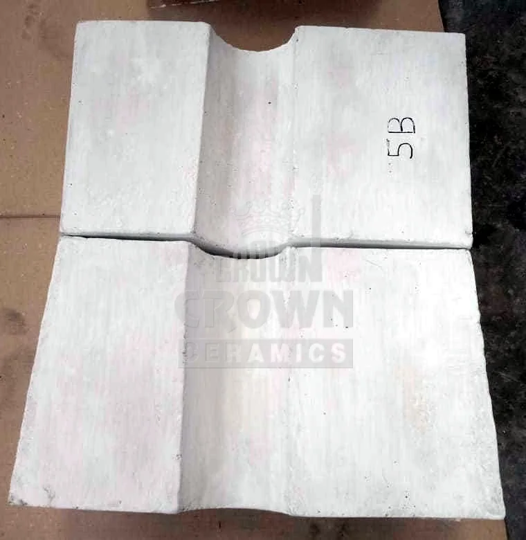 Matched pair of precast shapes with channel profile