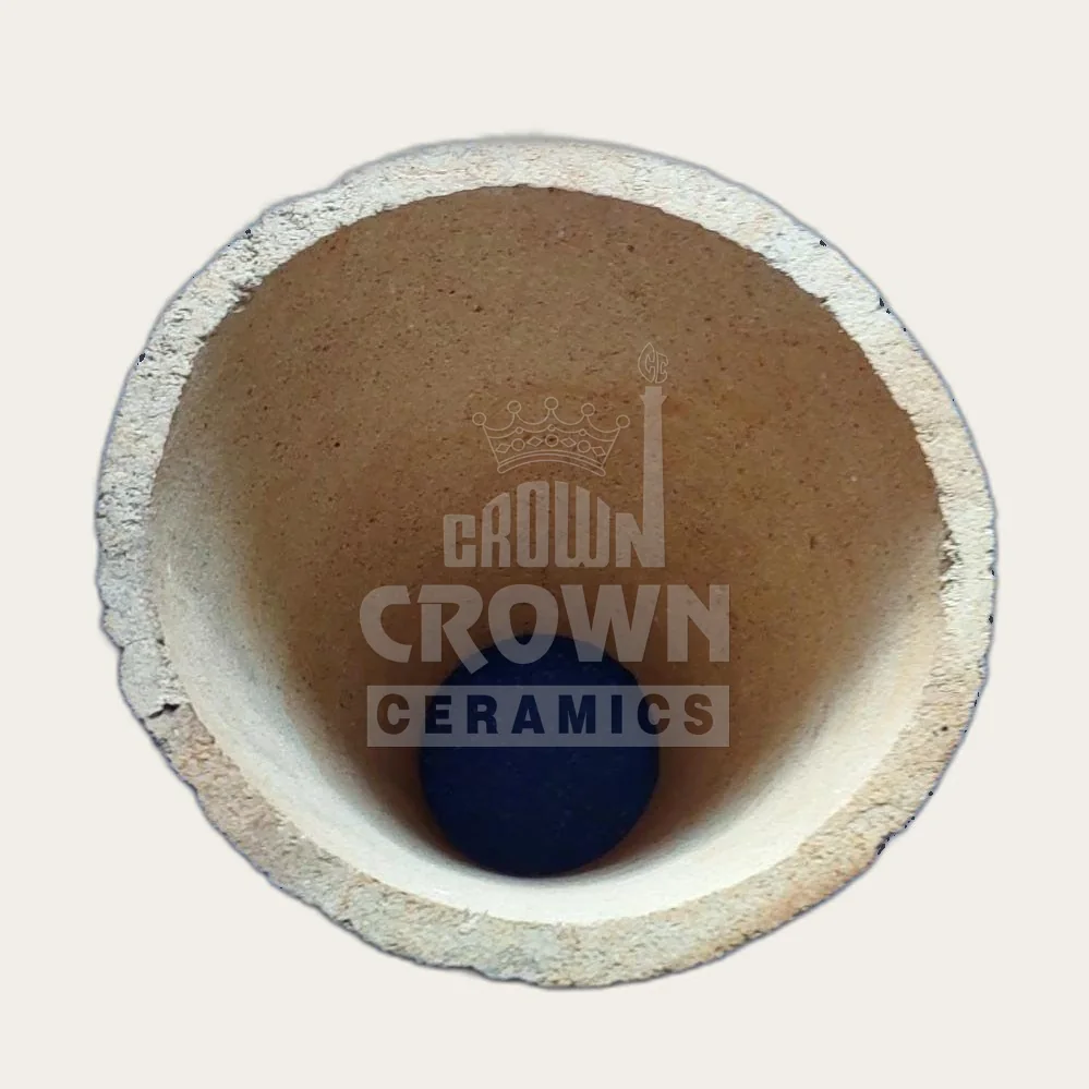 Refractory nozzle for bottom pouring