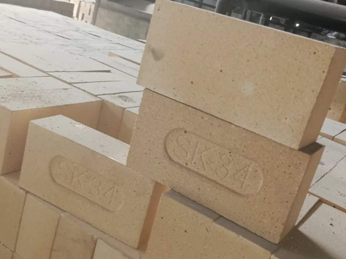 Stack of CWN SK-34 bricks with embossed grade mark